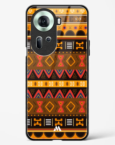 Aztec Array Glass Case Phone Cover (Oppo)