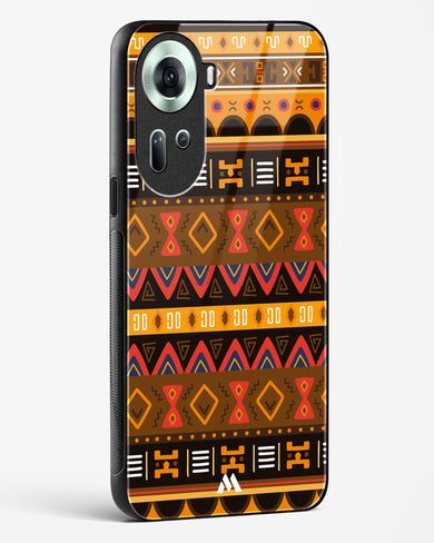 Aztec Array Glass Case Phone Cover (Oppo)