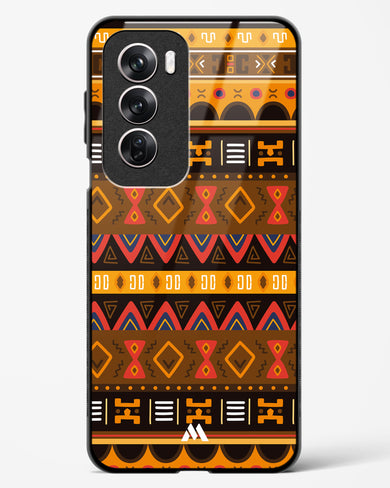 Aztec Array Glass Case Phone Cover (Oppo)