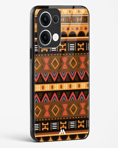 Aztec Array Glass Case Phone Cover (Oppo)