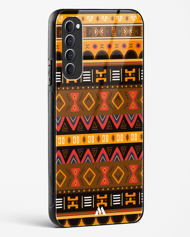 Aztec Array Glass Case Phone Cover (Oppo)