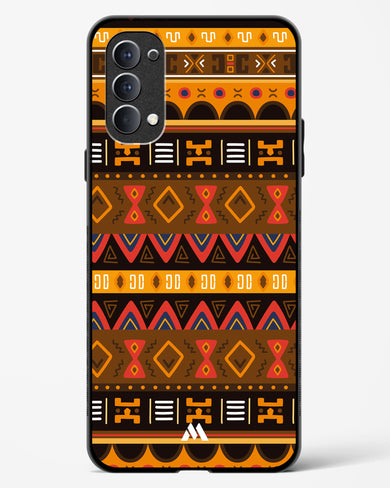 Aztec Array Glass Case Phone Cover (Oppo)