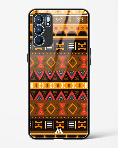 Aztec Array Glass Case Phone Cover (Oppo)