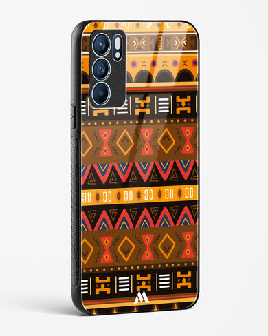 Aztec Array Glass Case Phone Cover (Oppo)