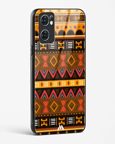 Aztec Array Glass Case Phone Cover (Oppo)