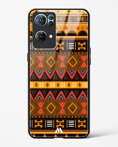 Aztec Array Glass Case Phone Cover (Oppo)