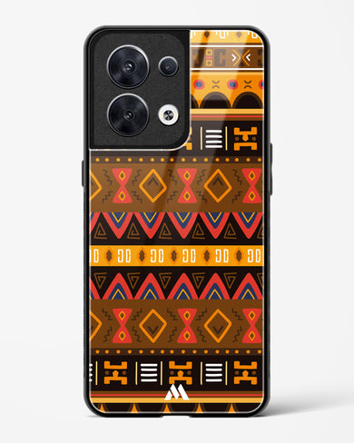 Aztec Array Glass Case Phone Cover (Oppo)