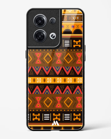 Aztec Array Glass Case Phone Cover (Oppo)