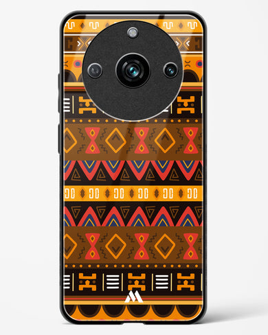 Aztec Array Glass Case Phone Cover (Realme)