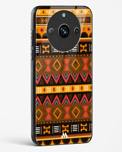 Aztec Array Glass Case Phone Cover (Realme)