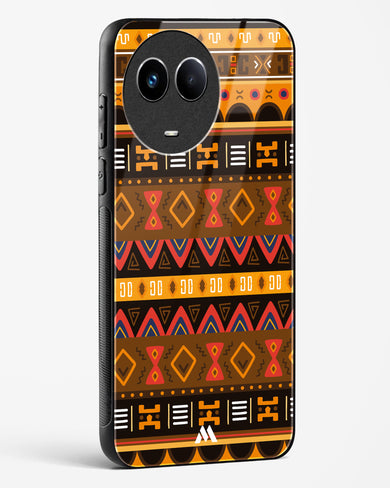 Aztec Array Glass Case Phone Cover (Realme)
