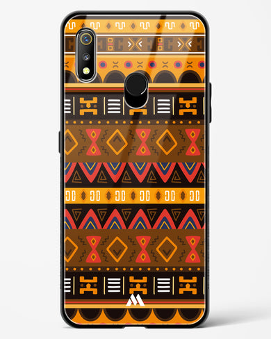 Aztec Array Glass Case Phone Cover (Realme)