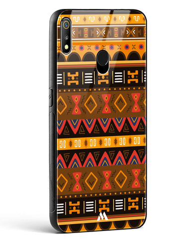 Aztec Array Glass Case Phone Cover (Realme)