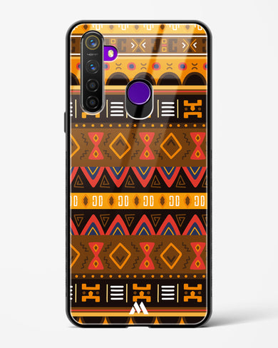 Aztec Array Glass Case Phone Cover (Realme)