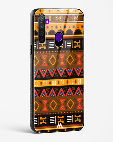 Aztec Array Glass Case Phone Cover (Realme)