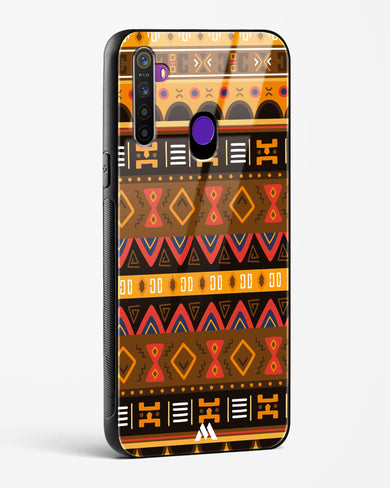 Aztec Array Glass Case Phone Cover (Realme)