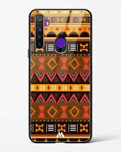 Aztec Array Glass Case Phone Cover (Realme)