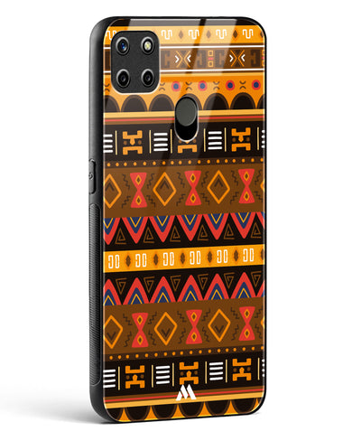 Aztec Array Glass Case Phone Cover (Realme)