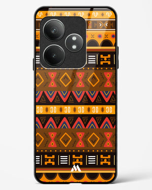 Aztec Array Glass Case Phone Cover (Realme)