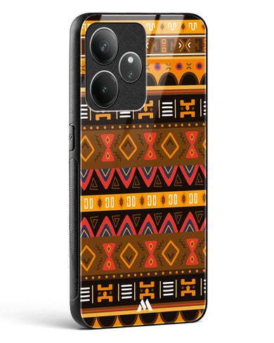 Aztec Array Glass Case Phone Cover (Realme)