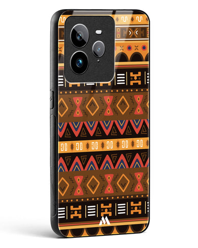 Aztec Array Glass Case Phone Cover (Realme)