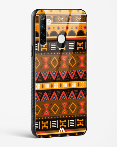 Aztec Array Glass Case Phone Cover (Realme)