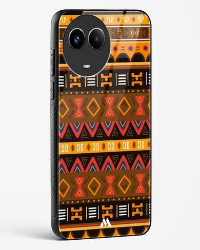 Aztec Array Glass Case Phone Cover (Realme)