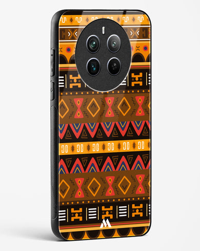 Aztec Array Glass Case Phone Cover (Realme)