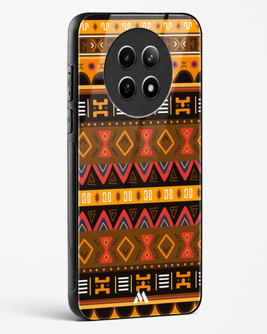 Aztec Array Glass Case Phone Cover (Realme)