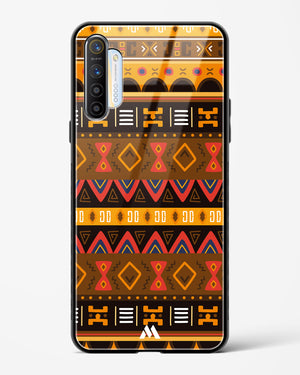 Aztec Array Glass Case Phone Cover (Realme)