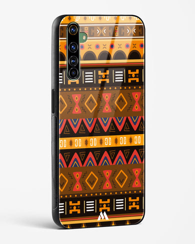 Aztec Array Glass Case Phone Cover (Realme)