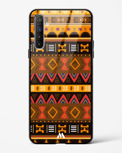 Aztec Array Glass Case Phone Cover (Realme)