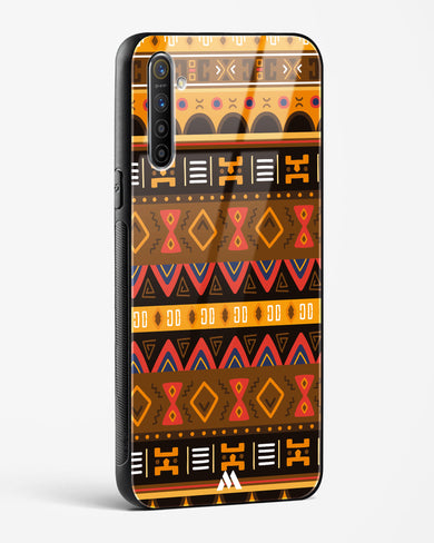 Aztec Array Glass Case Phone Cover (Realme)