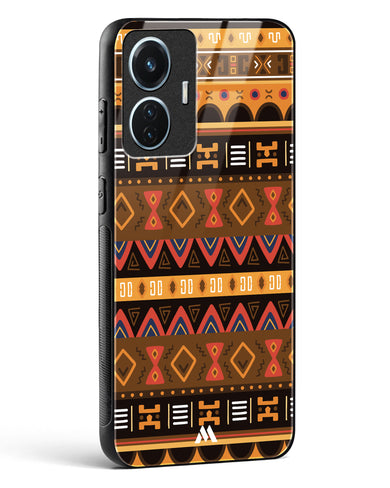 Aztec Array Glass Case Phone Cover (Vivo)