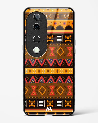 Aztec Array Glass Case Phone Cover (Vivo)