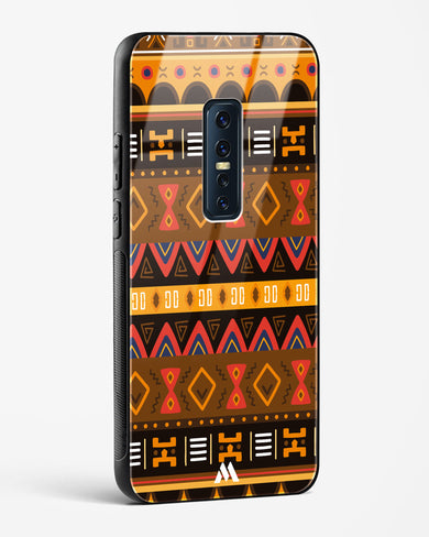 Aztec Array Glass Case Phone Cover (Vivo)