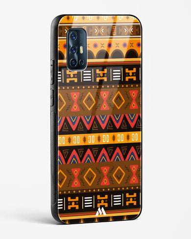 Aztec Array Glass Case Phone Cover (Vivo)