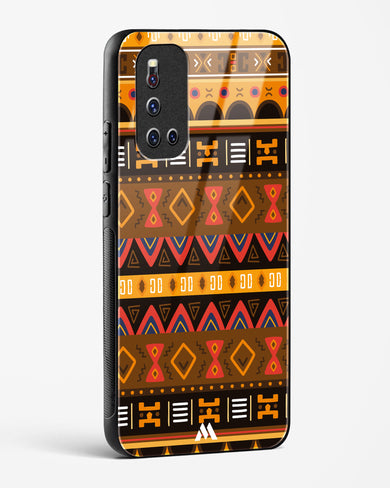 Aztec Array Glass Case Phone Cover (Vivo)