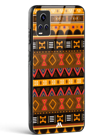 Aztec Array Glass Case Phone Cover (Vivo)