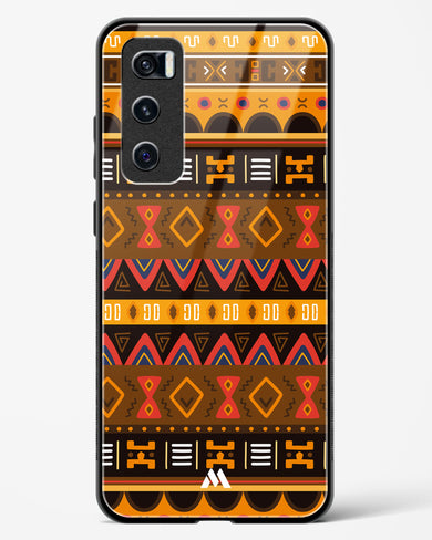 Aztec Array Glass Case Phone Cover (Vivo)