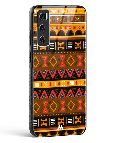 Aztec Array Glass Case Phone Cover (Vivo)