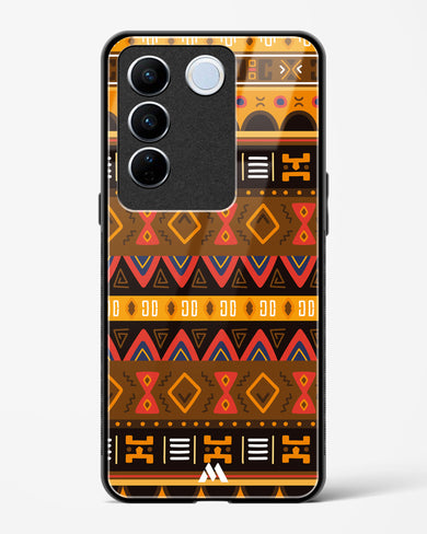 Aztec Array Glass Case Phone Cover (Vivo)