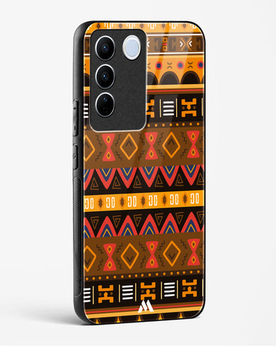 Aztec Array Glass Case Phone Cover (Vivo)