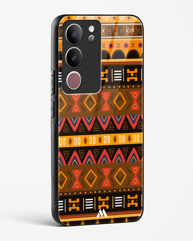 Aztec Array Glass Case Phone Cover (Vivo)