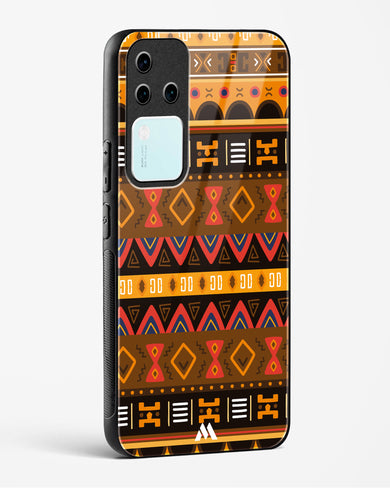 Aztec Array Glass Case Phone Cover (Vivo)