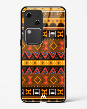 Aztec Array Glass Case Phone Cover (Vivo)