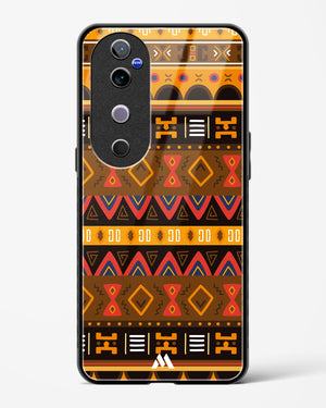 Aztec Array Glass Case Phone Cover (Vivo)