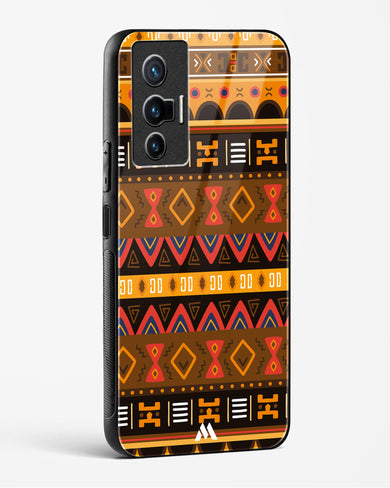 Aztec Array Glass Case Phone Cover (Vivo)