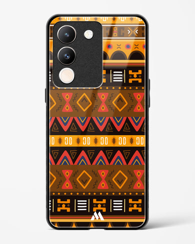 Aztec Array Glass Case Phone Cover (Vivo)