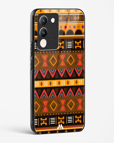 Aztec Array Glass Case Phone Cover (Vivo)